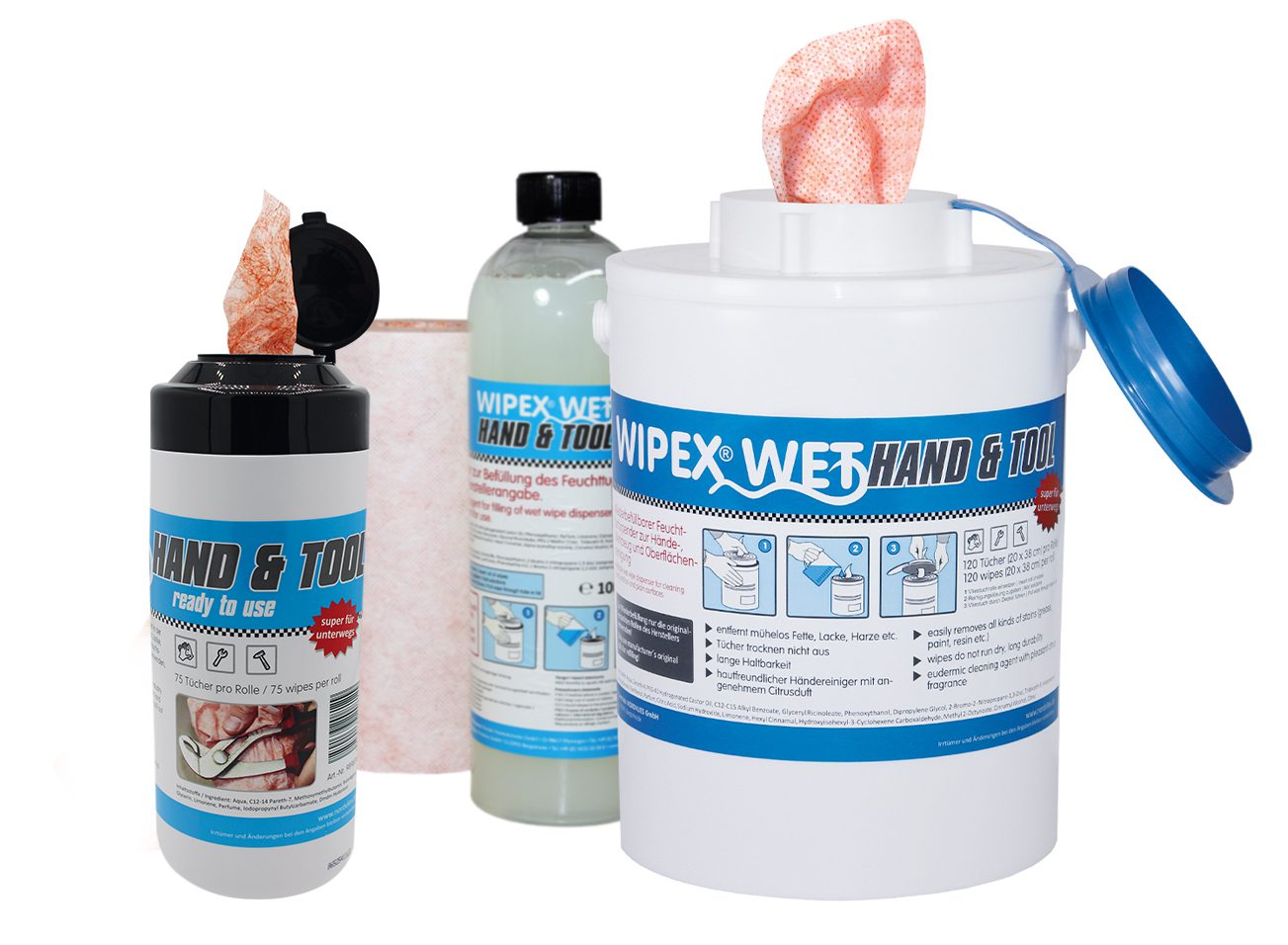 WIPEX WET Hand & Tool – Originalabbildung zum Produkt