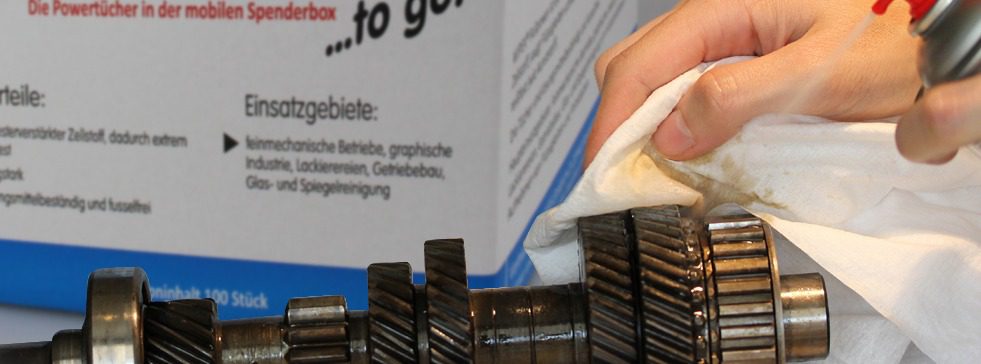 Reinigung in Industrie und Fahrzeugpflege